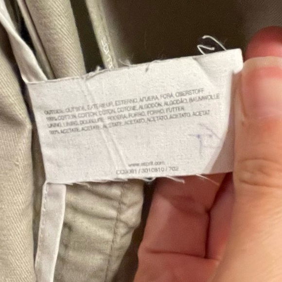 𝅺[ESPRIT] Trench coat - Light Taupe - 2 - Picture 8 of 9